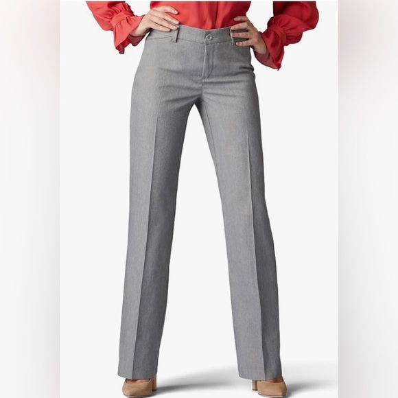 APT 9 women’s dress slacks, modern fit, straight leg size 10 new with tags gray - Picture 1 of 14